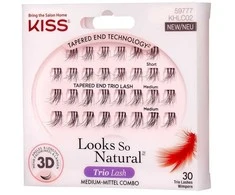 KISS atrodo taip natūraliai dirbtinių blakstienų kuokšteliai – Trio Lash 3D 1 pak.