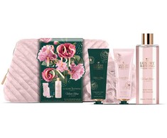 The Luxury Bathing LIUKSINGA MAUNIŲ KOMPANIJA Velvet Rose &amp; Peony dovanų rinkinys - Weekend Escape 1 pak.