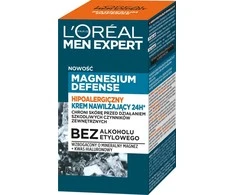 L'Oreal Paris Men Expert Magnesium Defense veido priežiūros priemonė, 50 ml