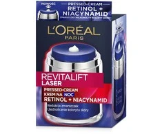 CREAM L'OREAL_Revitalift lazerinis Pressed-Kreminis krem redukujący zmarszczki na noc 50ml