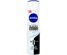 NIVEA Purškiamasis dezodorantas Juodas&amp;Baltas PURE moterims 150ml