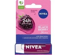 Nivea 24H Moisture Lip Blackberry Shine, 4,8 g