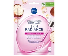 Nivea Skin Radiance Serum Infused Sheet Mask veido kaukė