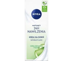 Nivea 24H drėkinamasis mišriai ir riebiai odai, 50 ml