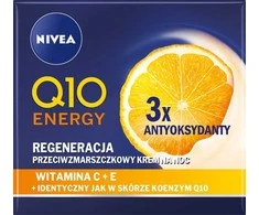 Nivea energizuojantis naktinis kremas nuo raukšlių su Q10 Energy (Kreminis), 50 ml