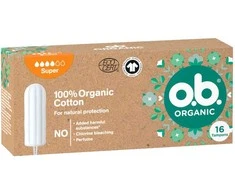O.B. Ekologiškas Super tamponas 16szt.