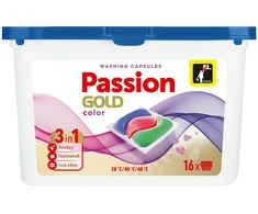 PASSION GOLD 3in1 skalbinių kapsulės Spalva 1 pakuotė - 16 vnt.