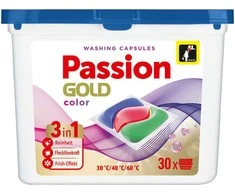 PASSION GOLD 3in1 skalbimo kapsulės Spalva 1 pakuotė - 30 vnt.