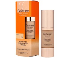 DAX Cosmetics Cashmere Fluid - lyginantis ir dengiantis pagrindas Nr. 03 rusvai gelsvas 30ml
