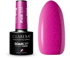 Activeshop Rožinė CLARESA hibridinis lakas Rožinis 551 -5g