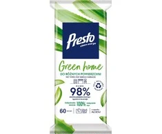PRESTO Valymo šluostės įvairiems paviršiams Žalias Home 1 pak. - 60 vnt