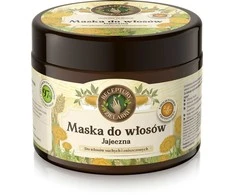 Receptury Zielarki ŽOLŲ RECEPTAI Home Traditions Kiaušinio kaukė sausiems ir pažeistiems plaukams 300ml