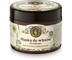 Receptury Zielarki ŽOLŲ RECEPTAI Home Traditions Mielių kaukė pažeistiems, ploniems ir slenkantiems plaukams 300ml