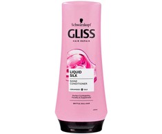 Schwartzkopf Schwarzkopf Gliss Kur Liquid Silk kondicionierius lūžinėjantiems, lūžinėjantiems plaukams 200ml