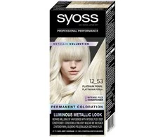 „Syoss“ nuolatinės spalvos švytinti metalinė išvaizda 12-53 platininis perlas