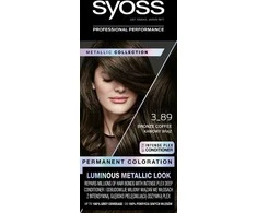 „Syoss“ nuolatinės spalvos švytinti metalinė išvaizda 3–89 kavos ruda