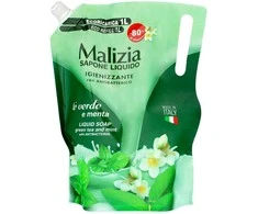 Skystas muilas MALIZIA Žalias Tea &amp; Mint, 1000 ml, PAPILDAS