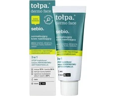 Tolpa TOŁPA Dermo Face Sebio Light normalizuojantis drėkinamasis kremas 3in1 dienai ir nakčiai 40 ml