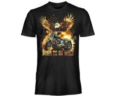 BLT Marškinėliai Dark Ember Born To Be Wild, Dydis: XXL