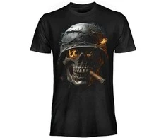 BLT Marškinėliai Dark Ember Skull Soldier, Dydis: M