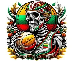 KS Džemperis Lietuva Skull Man, Dydis: XL