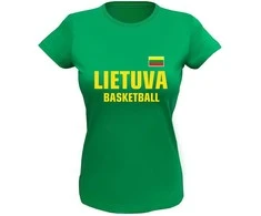 KS Lietuva Basketball Moteriški Marškinėliai, Dydis: M