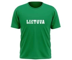 KS Lietuva Vaikiški Marškinėliai (vėliavėlė ant nugaros), Dydis: 12 metų