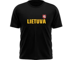 KS Marškinėliai Lietuva Su Vėliavėle Ant Nugaros, Dydis: XXL