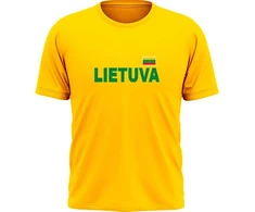KS Marškinėliai Lietuva Su Vyčiu Ant Nugaros, Dydis: XXL