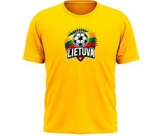 KS Marškinėliai Vaikams Futbolas Lietuva, Dydis: 12 metų