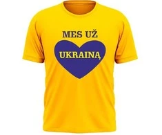 KS Mes Už Ukrainą Vaikiški Marškinėliai (8 metai), Dydis: 8 metai