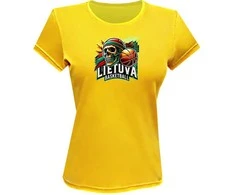 KS Moteriški Marškinėliai Lietuva Basketball Skulls, Dydis: L
