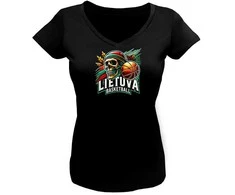 KS Moteriški Marškinėliai Lietuva Basketball Skulls, Dydis: M