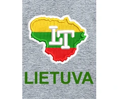 KS Moteriški Polo Marškinėliai Lietuvos Kontūras, Dydis: XL