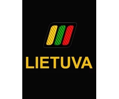 KS Polo Marškinėliai Lietuva, Pasirinkite Spalvą: Juoda, Pasirinkite Dydį: XXL