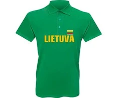 KS Polo Marškinėliai Lietuva Su Vyčiu Ant Nugaros, Dydis: S