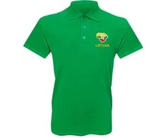 KS Polo Marškinėliai Lietuvos Kontūras, Dydis: XXL