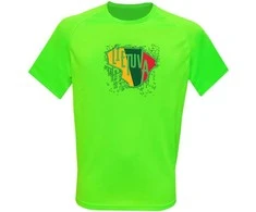 KS Sportiniai Marškinėliai Lietuva (Neon Žalias), Dydis: XXL
