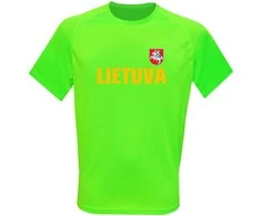 KS Sportiniai Marškinėliai Lietuva (Su Vėliavėle Ant Nugaros), Dydis: XXL