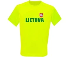 KS Sportiniai Marškinėliai Lietuva (Vėliavėlė Ant Nugaros), Dydis: XL