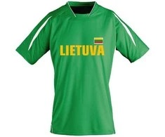 KS Sportiniai Marškinėliai Vaikams Lietuva (10 metų), Dydis: 10 metų