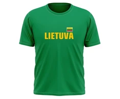 KS Vaikiški Marškinėliai Lietuva Su Vyčiu Ant Nugaros, Dydis: 10 metų