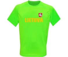 KS Vaikiški Sportiniai Marškinėliai Lietuva (Vėliavėlė Ant Nugaros), Dydis: 6 metai
