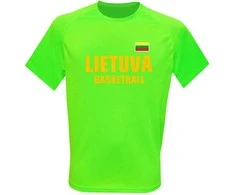 KS Vaikiški Sportiniai Marškinėliai Lietuva Basketball, Dydis: 8 metai