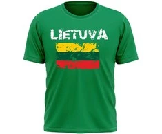 KS Vyriški marškinėliai Lietuva (Dydis 4XL ir 5XL), Dydis: 4XL