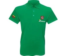 KS Žali Polo Marškinėliai Lietuva (Dydis S), Dydis: S