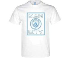 Gertuvė Manchester City Man City Logo Marškinėliai, Dydis: XL