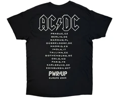 Marškinėliai AC/DC Angus Putland EU Tour '25, Dydis: L