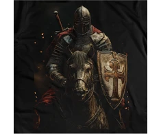 Marškinėliai Dark Ember Knight, Dydis: M