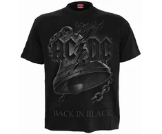 Marškinėliai Spiral AC/DC Back In Juodas Torn, Dydis: M